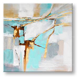 Tablou pictat ABSTRACT 1 parte - 70x70 cm