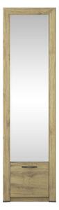 Dulap hol SAPORI, stejar navarra, PAL laminat, 60x36x217 cm