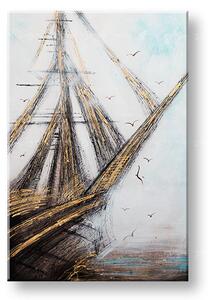 Tablou pictat ABSTRACT 1 parte - 60x90 cm - Clasic 2 cm
