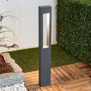 BEGA 77265K3 lampă trotuar grafit 3.000K deschis, Gri, Metal, Modern