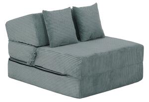 KONDELA Saltea pliabilă/fotoliu extensibil, 2 in 1, mentolat, PELOS