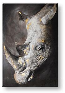 Tablou pictat NOSOROŽEC 1 parte - 80x120 cm - 80×120 cm / Klasický 2 cm