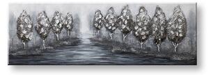 Tablou pictat pe perete ARBORI 1 parte - 150x50 cm - 150×50 cm / Klasický 2 cm