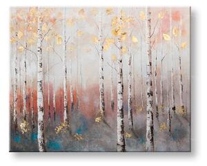 Tablou pictat pe perete ARBORI 1 parte - 100x80 cm - 100×80 cm / Klasický 2 cm