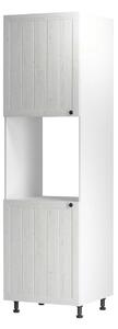 Dulap bucatarie PROVENCE D60P, alb, DTD laminat, 60x58x212 cm