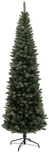 HOMCOM Brad de Crăciun Înzăpezit Înalt, 980 de Ramuri, Ø80x225 cm, Verde | Aosom Romania