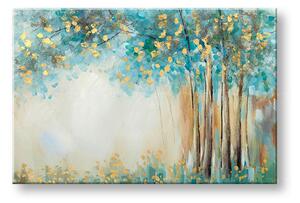 Tablou pictat STROM 1 parte 90x60 cm - 90×60 cm / Klasický 2 cm