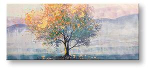 Tablou pictat STROM 1 parte - 120x50 cm - 120×50 cm / Klasický 2 cm