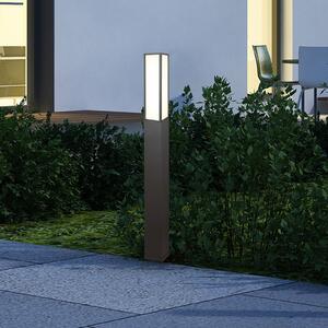Trio Lighting Bornă luminoasă LED Fuerte, antracit, aluminiu, IP54, Negru, Metal, Modern
