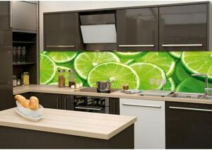 Fototapet pentru bucătărie - lime 260 x 60 cm