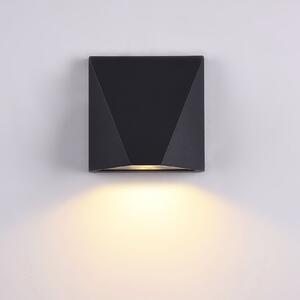 Maytoni Beekman aplică LED exterior 3.000 K negru, Negru, Metal, Modern