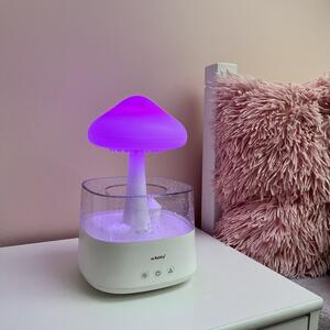 Umidificator de aer și lampă de noapte - difuzor aromaterapie cu efect de ploaie Ruhhy 24378 450 ml