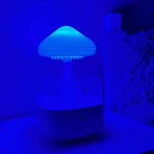 Umidificator de aer și lampă de noapte - difuzor aromaterapie cu efect de ploaie Ruhhy 24378 450 ml