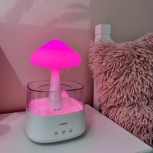 Umidificator de aer și lampă de noapte - difuzor aromaterapie cu efect de ploaie Ruhhy 24378 450 ml