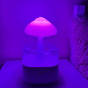 Umidificator de aer și lampă de noapte - difuzor aromaterapie cu efect de ploaie Ruhhy 24378 450 ml