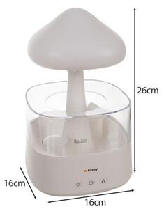 Umidificator de aer și lampă de noapte - difuzor aromaterapie cu efect de ploaie Ruhhy 24378 450 ml