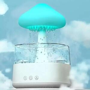Umidificator de aer și lampă de noapte - difuzor aromaterapie cu efect de ploaie Ruhhy 24378 450 ml