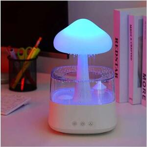 Umidificator de aer și lampă de noapte - difuzor aromaterapie cu efect de ploaie Ruhhy 24378 450 ml