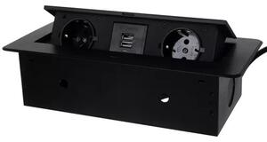 Priză încorporabilă Izoxis 21446 - priză dublă USB pentru blat