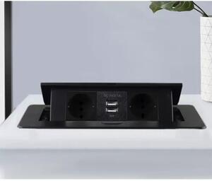 Priză încorporabilă Izoxis 21446 - priză dublă USB pentru blat