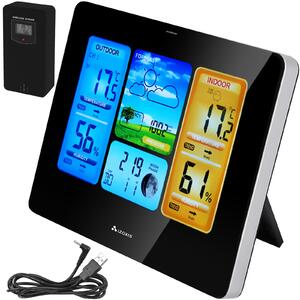 Stație meteo Izoxis 22452 - termometru și higrometru digital