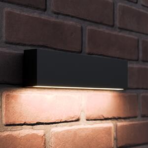 Aplică LED pentru exterior Elvira, antracit, metal, alb cald, IP65
