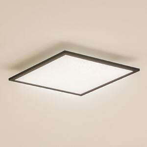 Panou Lindby LED Enhife, negru, 40 x 40 cm, metal, 4.000K