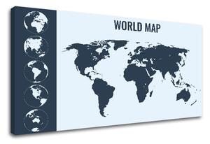 Tablou de perete MAPS_013 - 30x60 cm