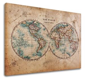 Tablou de perete MAPS_002 - 20x30 cm