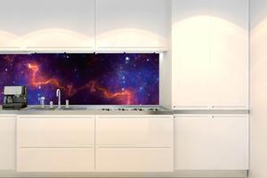 Fototapet pentru bucătărie - galaxie colorată 180 x 60 cm