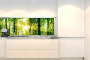 Fototapet pentru bucătărie - pădure verde luxuriantă 180 x 60 cm