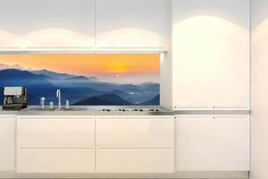 Fototapet pentru bucătărie - răsărit de soare în himalaya 180 x 60 cm
