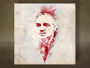 Tablou de perete Nașul Marlon Brando - AQUArt / Tom Loris 006AA1 - 40x40 cm
