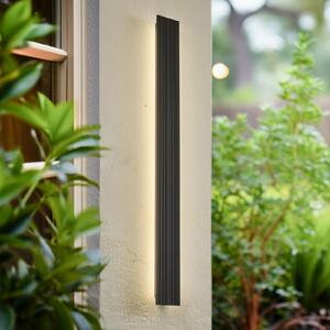 Lucande LED lumina de perete în aer liber Melira, înălțime 100cm, antracit