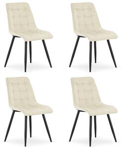 Set 4 Scaune Bucatarie/Dining Spirit Catifea Bej