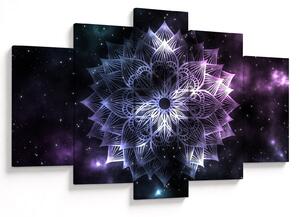 Tablou - Mandala Lotus în spațiu (150x105 cm)