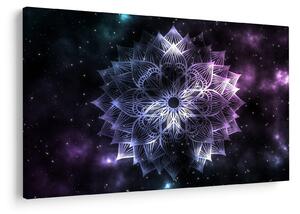 Tablou - Mandala Lotus în spațiu (90x60 cm)