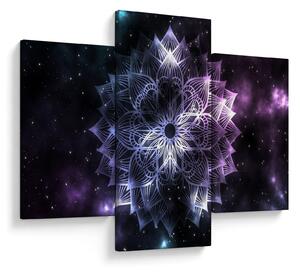 Tablou - Mandala Lotus în spațiu (90x60 cm)