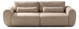 Canapea Extensibilă 3 locuri VERSA, cu 2 lăzi depozitare, 260x110x85 cm, Bej-Loft