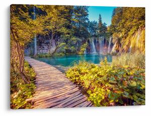 Tablou - Lacurile Plitvice, Croația (70x50 cm)