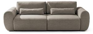 Canapea Extensibilă 3 locuri VERSA, cu 2 lăzi depozitare, 260x110x85 cm, Gri-Inchis-Loft
