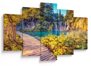 Tablou - Lacurile Plitvice, Croația (150x105 cm)