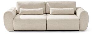 Canapea Extensibilă 3 locuri VERSA, cu 2 lăzi depozitare, 260x110x85 cm, Crem-Loft