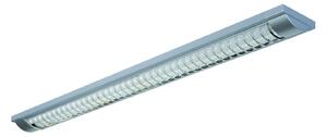 G & L Handels GmbH Lampă LED atașare grilaj 444 cu G13/T8, argintiu, Gri, Studiu / Birou, Metal