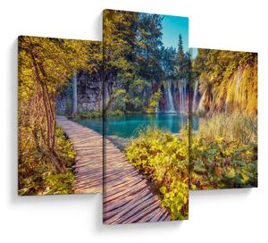 Tablou - Lacurile Plitvice, Croația (90x60 cm)