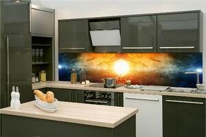Fototapet pentru bucătărie - univers misterios 260 x 60 cm
