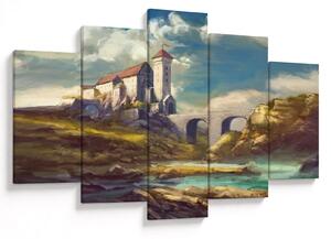 Tablou - Castelul medieval (150x105 cm)