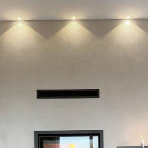 The Light Group SLC MiniOne Fixed LED încastrat în lumină albă 2.700K, reglabil, Alb, Camera de zi / sufragerie, Metal, Modern, Corpuri de iluminat încastrate rotunde