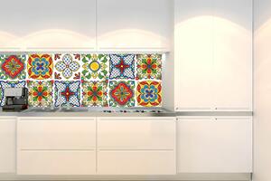 Fototapet pentru bucătărie - plăci ceramice mexicane 180 x 60 cm