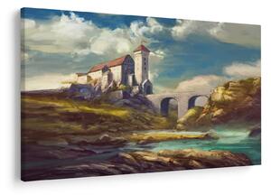 Tablou - Castelul medieval (90x60 cm)